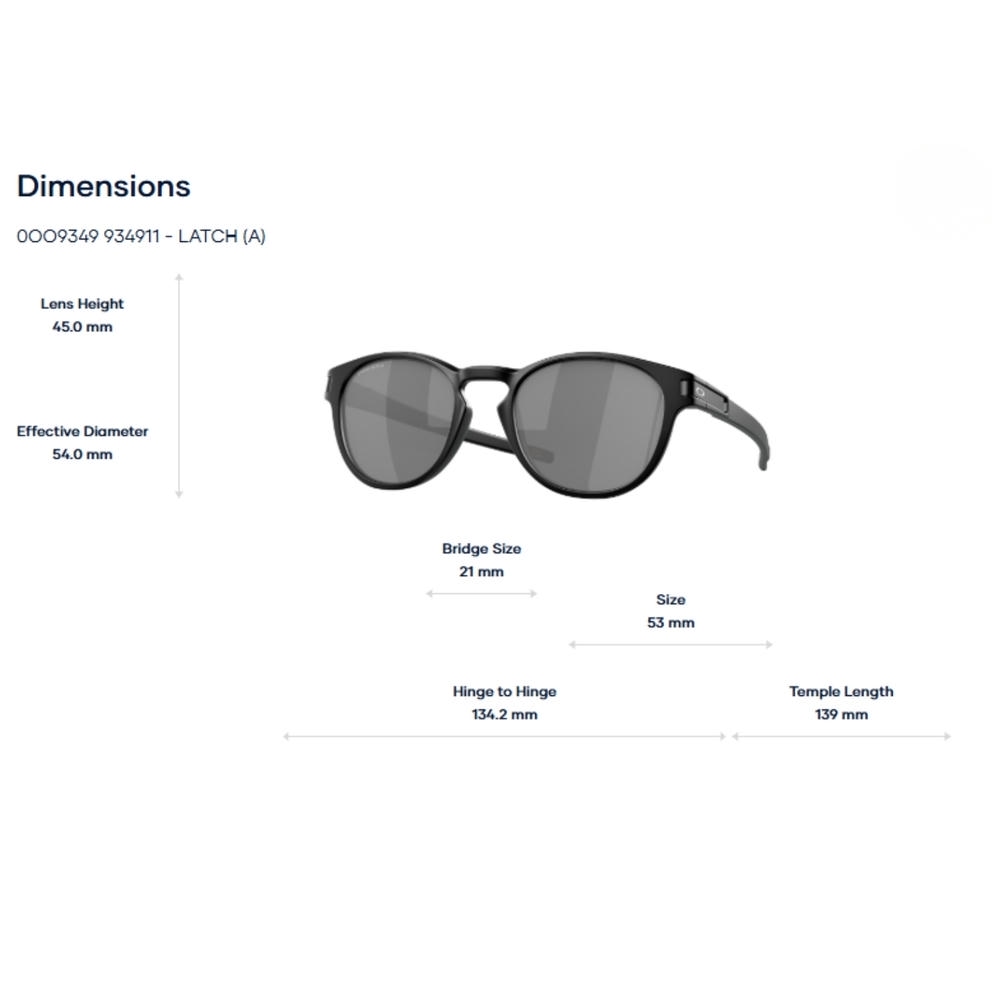 Kính Mát Oakley Latch a OO9349 – Tem Chính Hãng Luxottica